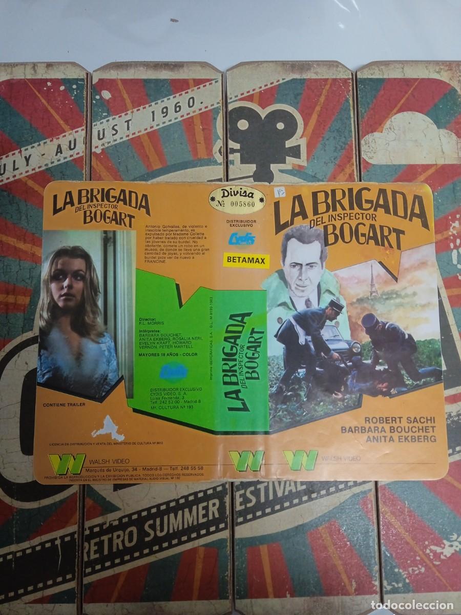 Cine: Car&aacute;tula Beta La brigada del inspector Bogart - Foto 1