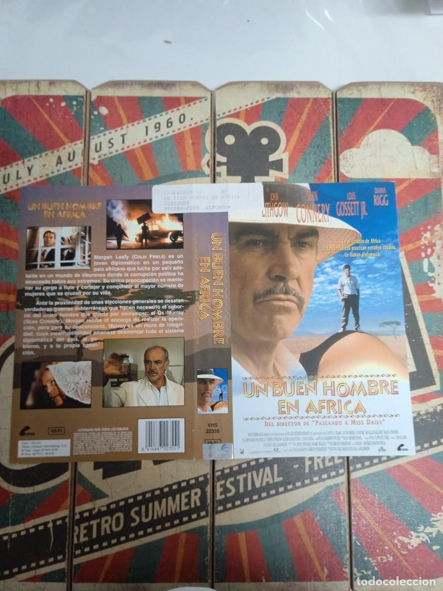 Cinema: Car&aacute;tula VHS un buen hombre en &Aacute;frica