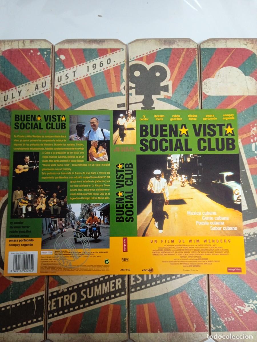 Cinema: Car&aacute;tula VHS Buena Vista club social