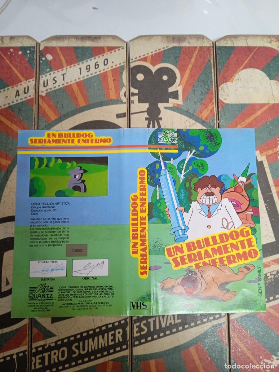 Cinema: Car&aacute;tula VHS Un bulldog seriamente enfermo