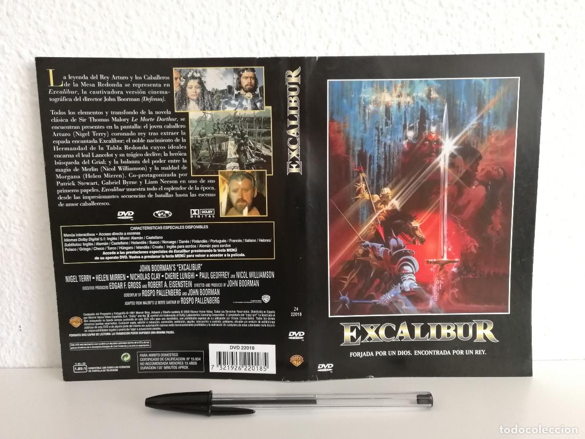 Cinema: CARATULA ORIGINAL -A4- EXCALIBUR - FANTASTICO - JOHN BOORMAN