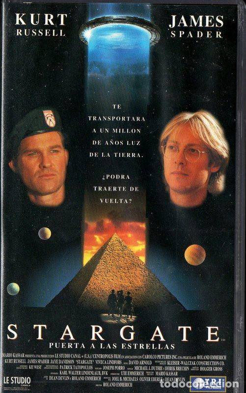 Cine: Caja y car&aacute;tula originales Stargate VHS (NO CINTA)