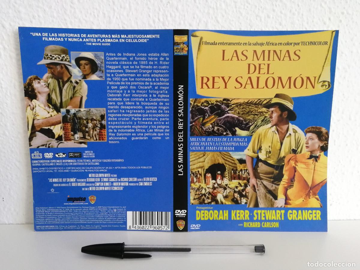 Cine: CARATULA ORIGINAL -A4- LAS MINAS DEL REY SALOMON - DEBORAH KERR- AVENTURAS