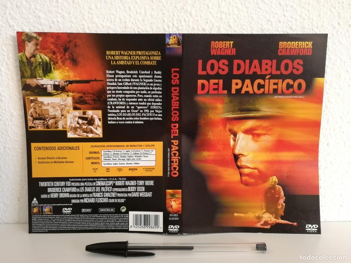 Cine: CARATULA ORIGINAL -A4- LOS DIABLOS DEL PACIFICO - CINE BELICO - RICHARD WAGNER