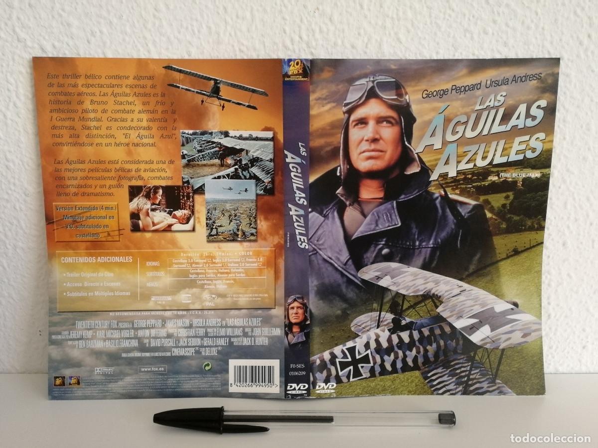 Cinema: CARATULA ORIGINAL -A4- LAS AGUILAS AZULES - CINE BELICO - GEORGE PEPPARD
