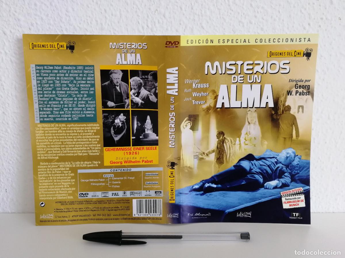 Cinema: CARATULA ORIGINAL -A4- MISTERIOS DE UN ALMA - CINE MUDO