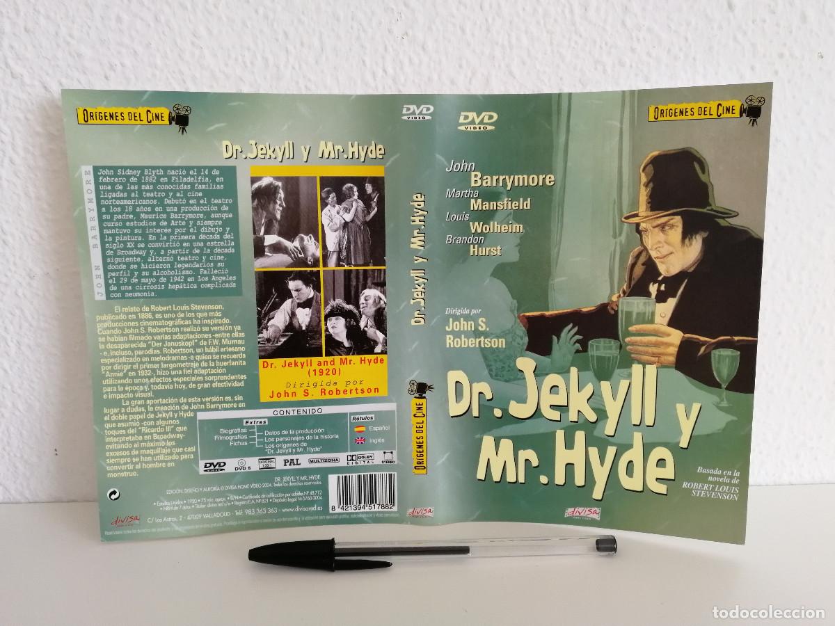 Cinema: CARATULA ORIGINAL -A4- DR. JEKYLL Y MR HYDE - CINE MUDO