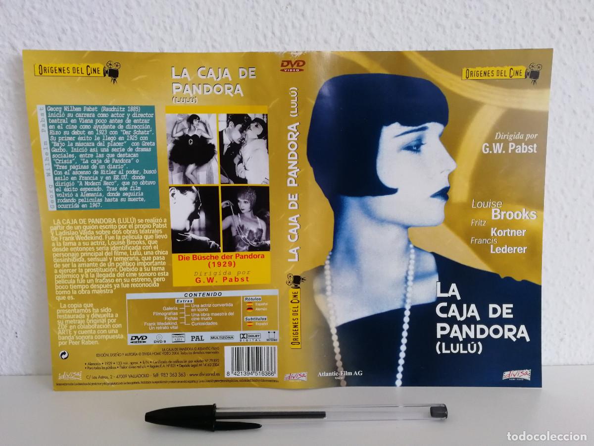 Cinema: CARATULA ORIGINAL -A4- LA CAJA DE PANDORA LULU - CINE MUDO