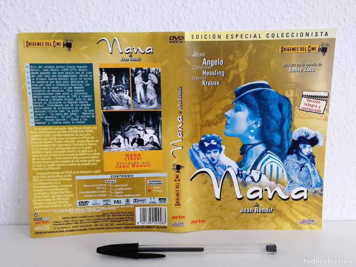 Cinema: CARATULA ORIGINAL -A4- NANA DE JEAN RENOIR - CINE MUDO