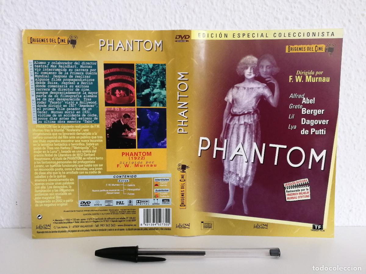 Cinema: CARATULA ORIGINAL -A4- PHANTOM - CINE MUDO