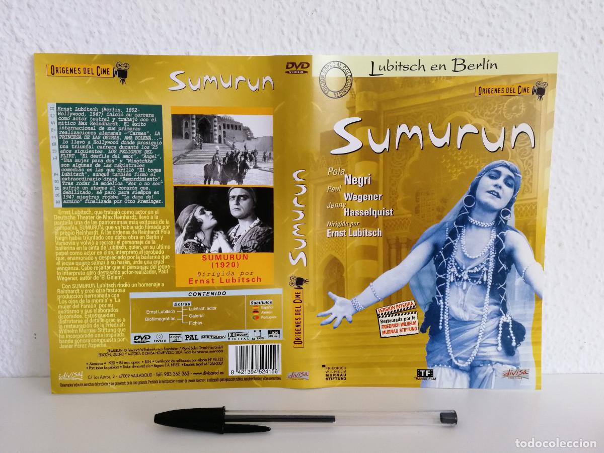 Cinema: CARATULA ORIGINAL -A4- SUMURUN - CINE MUDO - POLA NEGRI