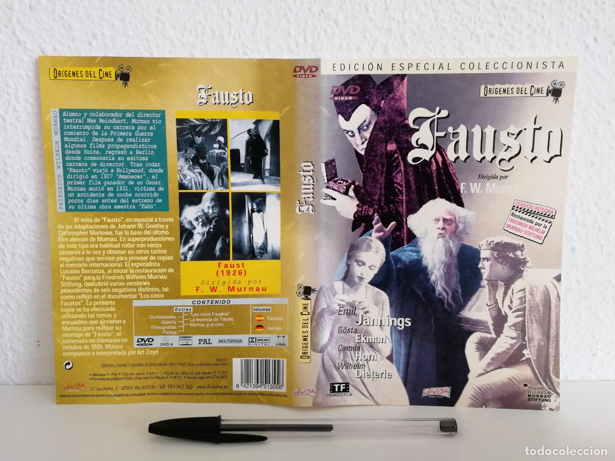Cinema: CARATULA ORIGINAL -A4- FAUSTO MURNAU - CINE MUDO