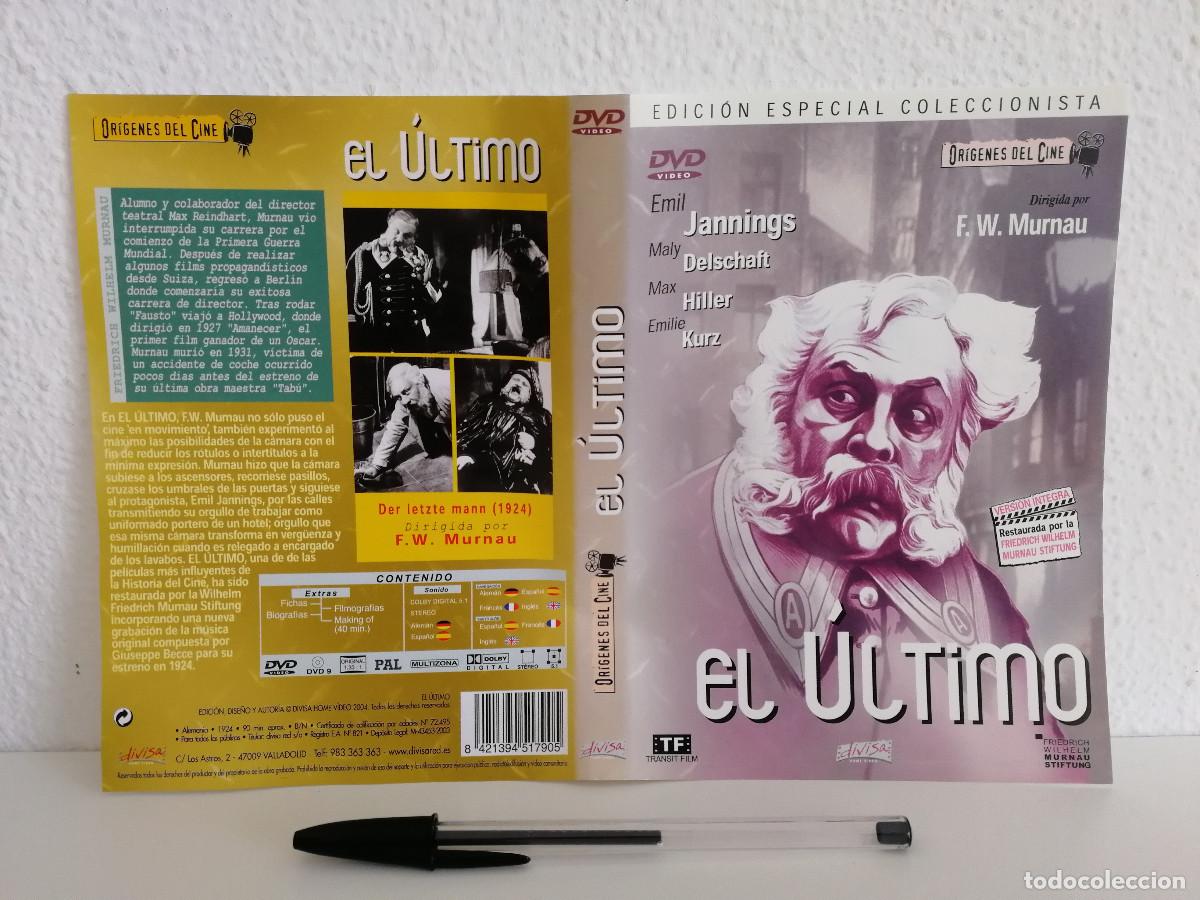 Cinema: CARATULA ORIGINAL -A4- EL ULTIMO MURNAU - CINE MUDO