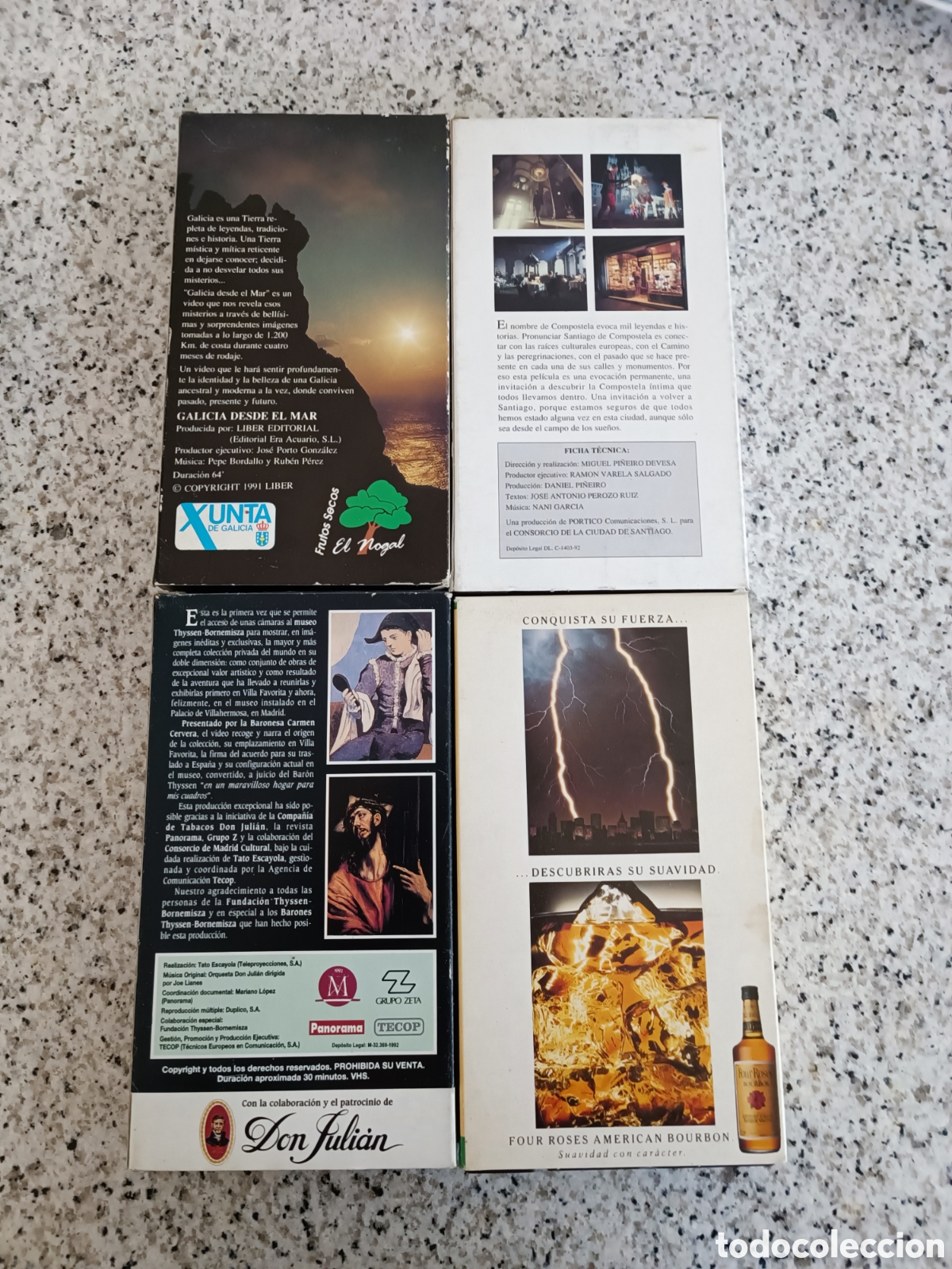 Cine: Lote 8 VHS (7 Documentales,1 pel&iacute;cula) - Foto 2