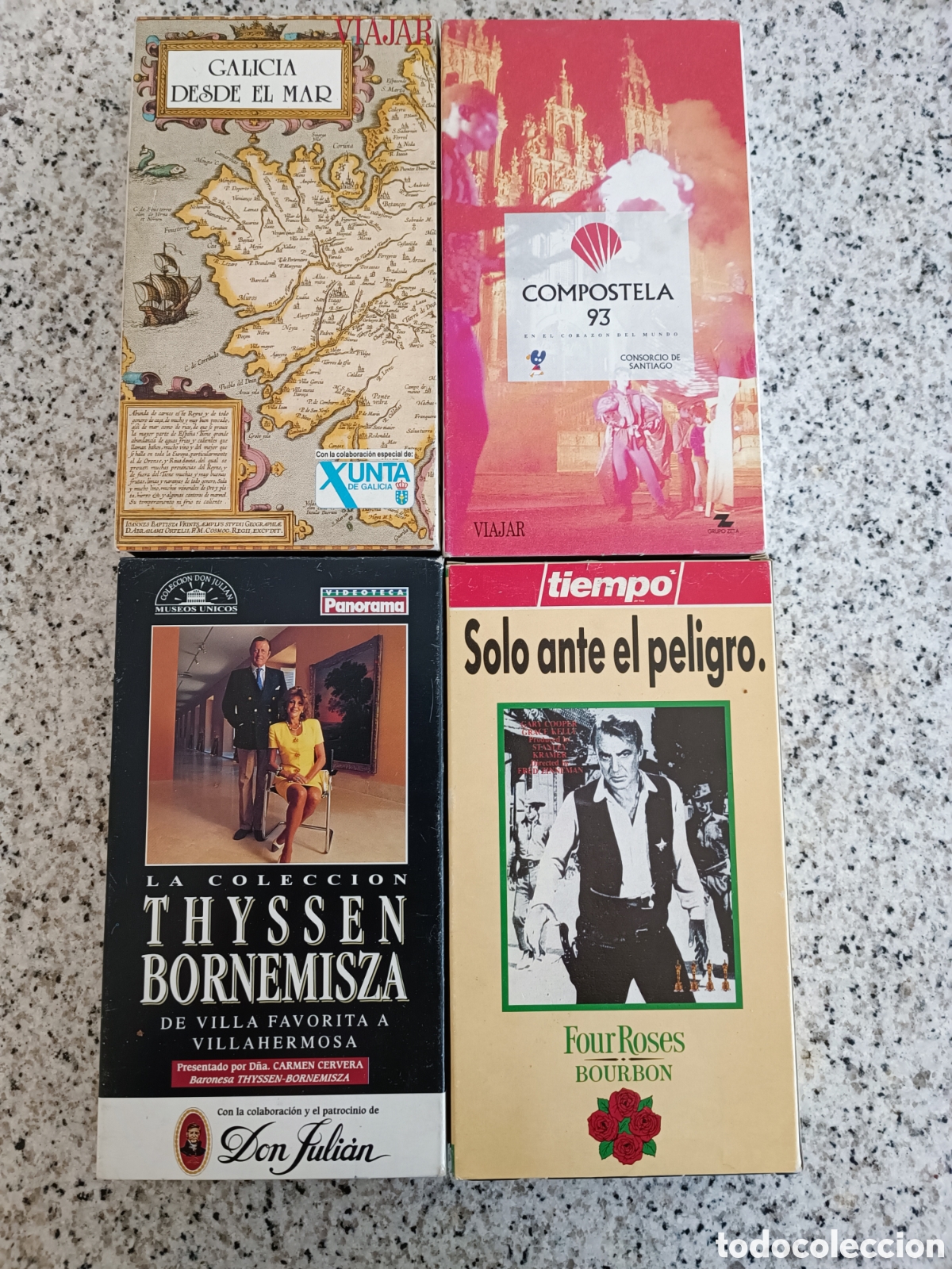 Cine: Lote 8 VHS (7 Documentales,1 pel&iacute;cula) - Foto 1