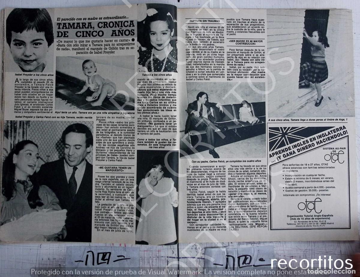 Cine: isabel preysler tamara falco