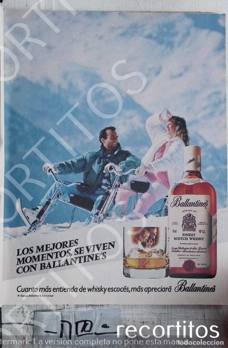 Cine: BALLANTINES WHISKY ANUNCIO PUBLICIDAD