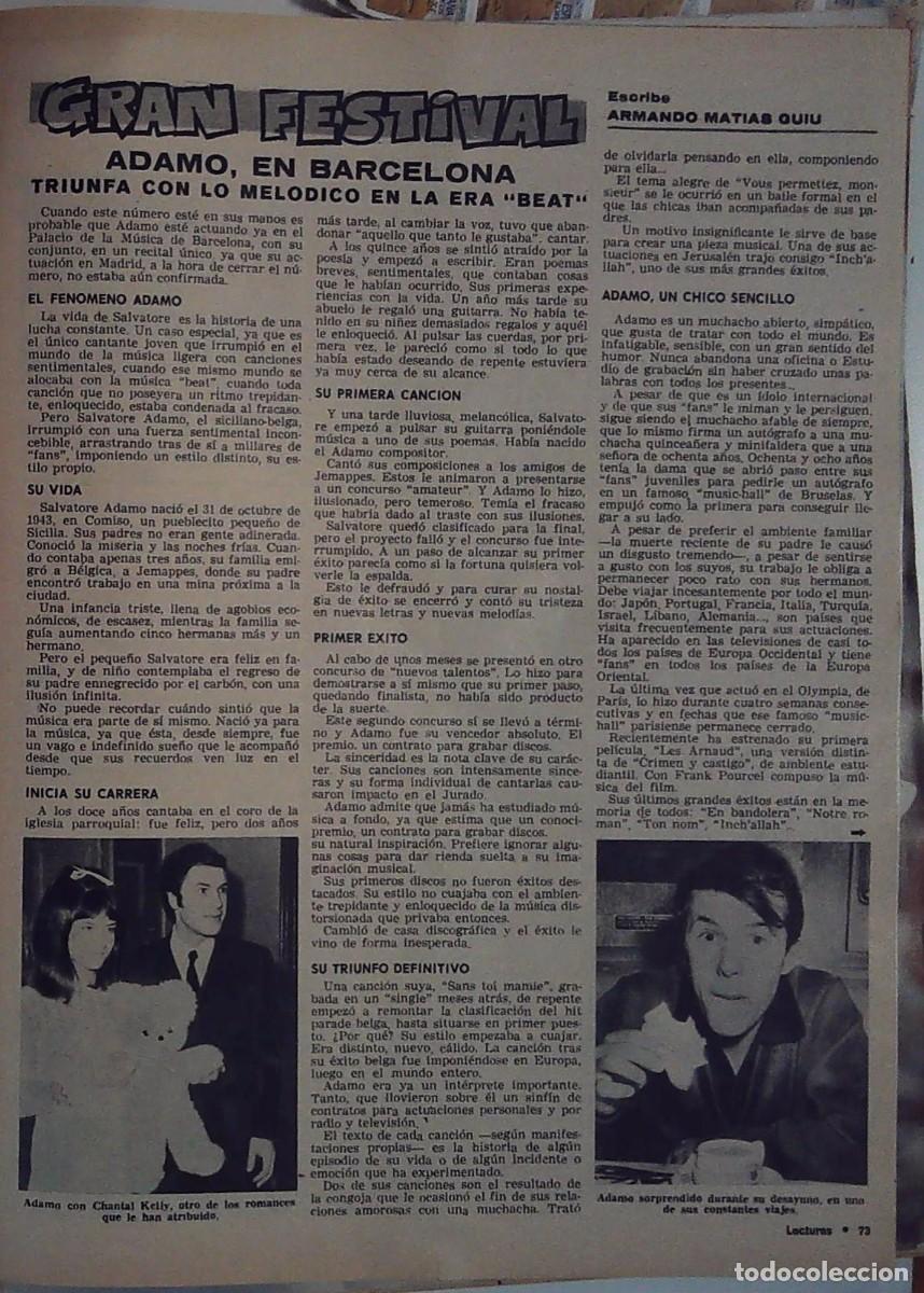 Cin&eacute;ma: salvatorer adamo recorte 1967