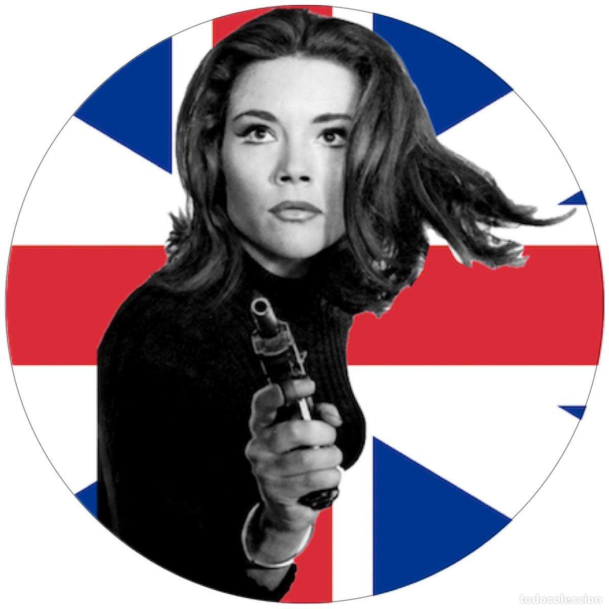 Cine: Chapa/Badge Emma Peel - Foto 1
