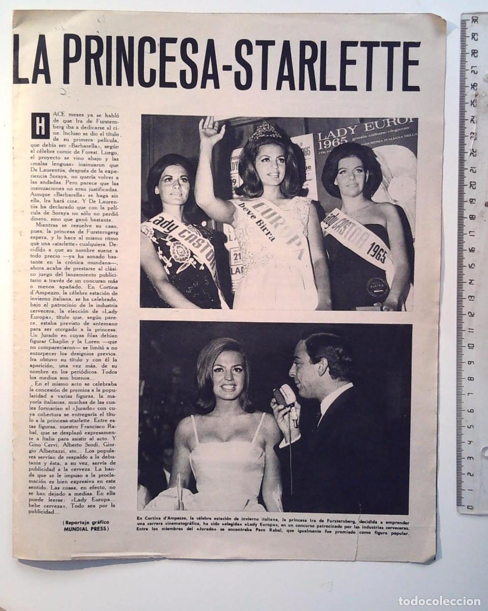 Cin&eacute;ma: ira de furstenberg LADY UNIVERSO MISS EUROPA