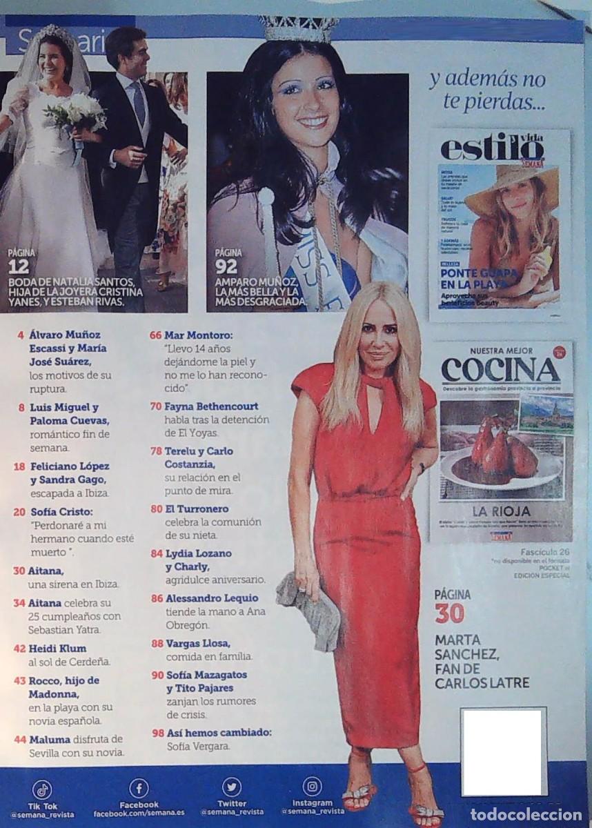 Cinema: RECORTE MARTA SANCHEZ AMPARO MU&Ntilde;OZ MISS ESPA&Ntilde;A UNIVERSO