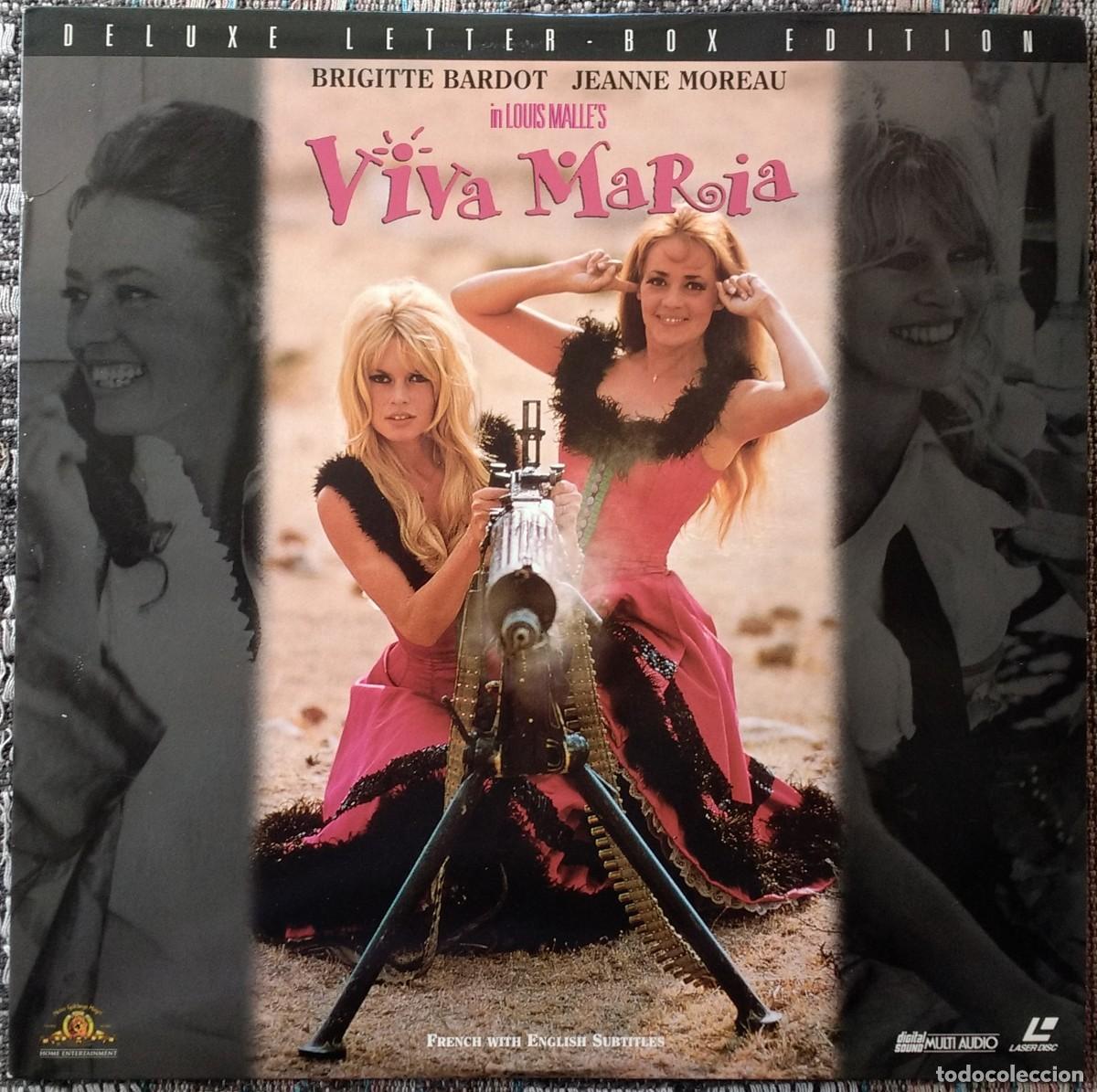Cine: Viva Maria 1965 Laserdisc Laser Disc NTSC U.S.A. Brigitte Bardot Jeanne Moreau Louis Malle