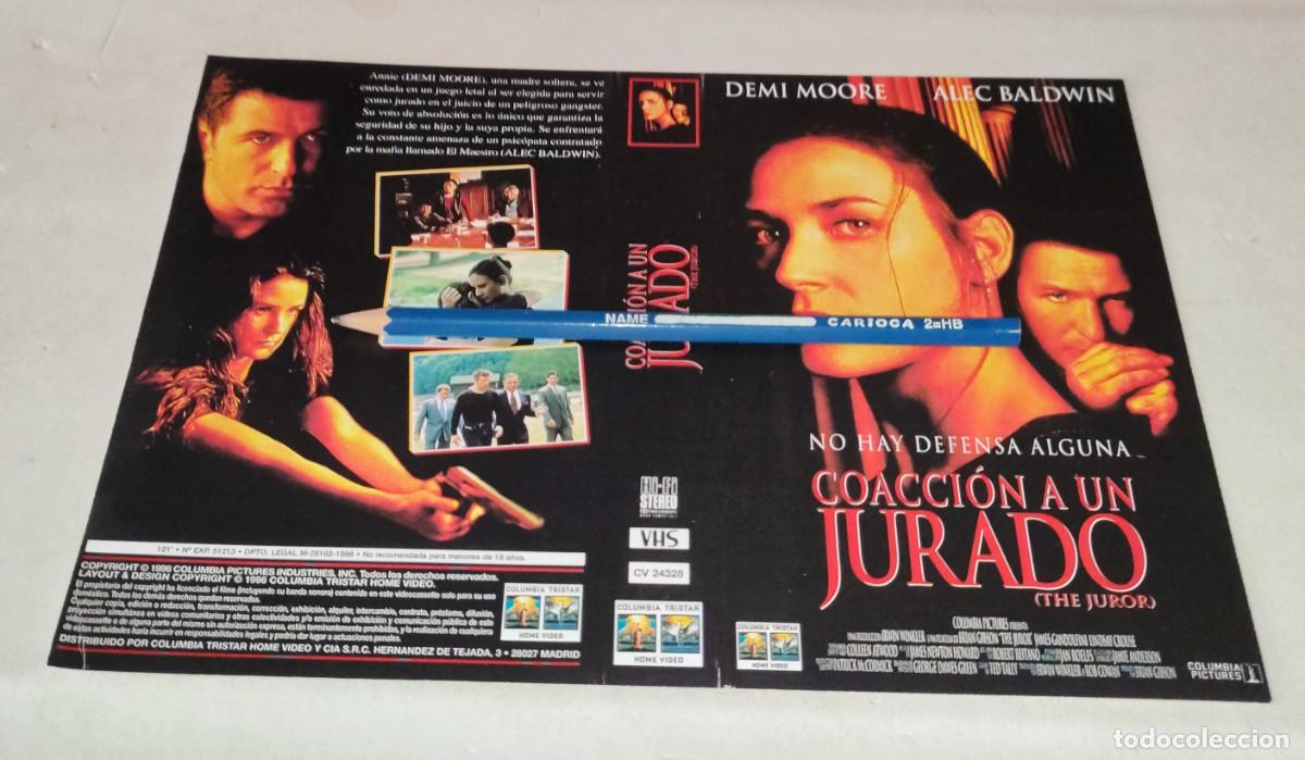 Cin&eacute;ma: CAR&Aacute;TULA VHS &bull; COACCI&Oacute;N A UN JURADO - DEMI MOORE