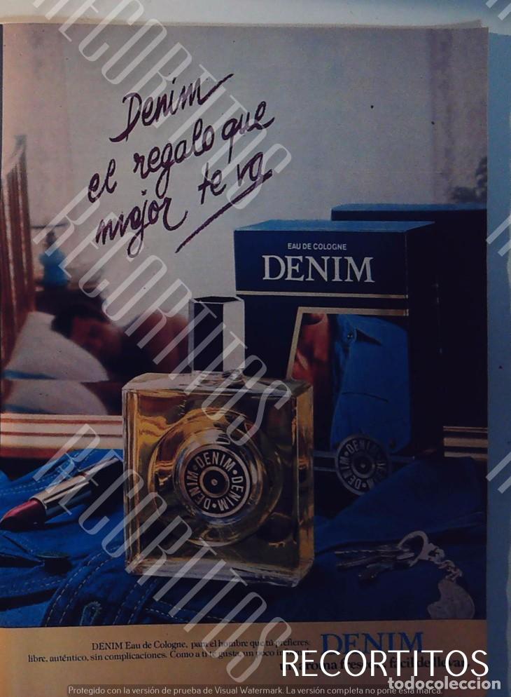 Cin&eacute;ma: DENIM EAU DE COLOGNE ANUNCIO PUBLICIDAD