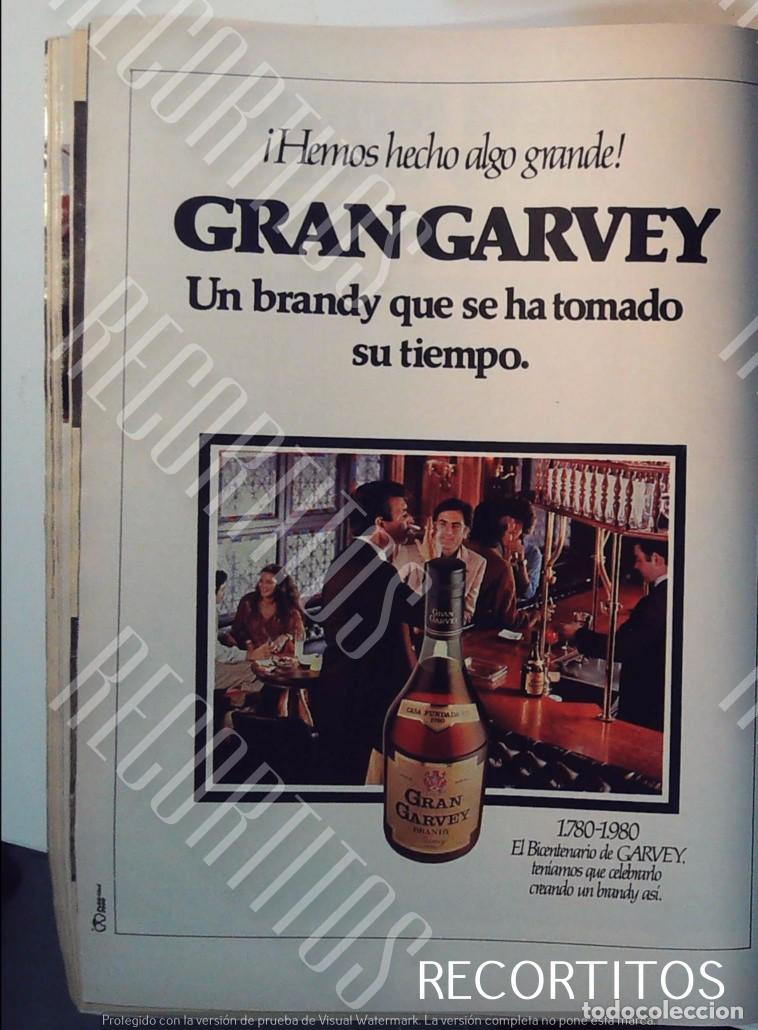 Cin&eacute;ma: GRAN GARVEY BRANDY COGNAC ANUNCIO PUBLICIDAD