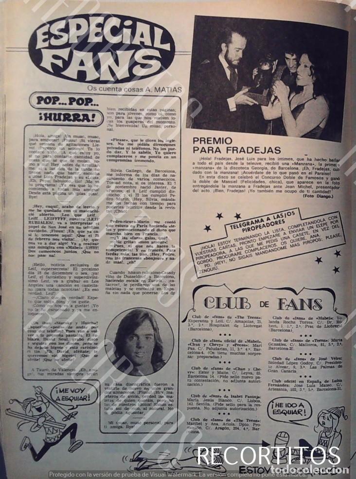 Cine: JOSE LUIS FRADEJAS MASSIEL SHAUN CASSIDY