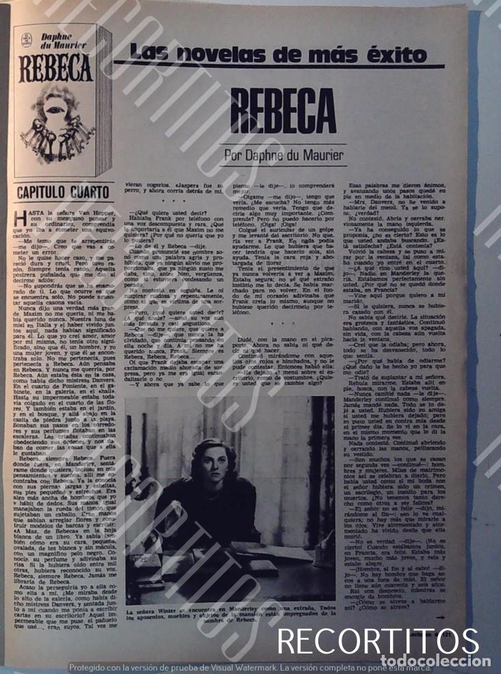 Cine: REBECA JOAN FONTAINE ALFRED HITCHCOCK