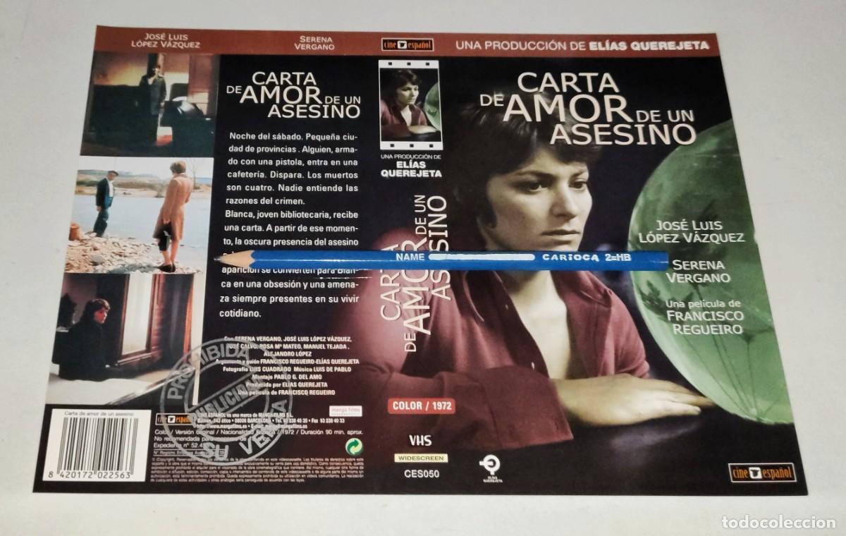 Cin&eacute;ma: CAR&Aacute;TULA VHS &bull; CARTA DE AMOR DE UN ASESINO - FRANCISCO REGUEIRO