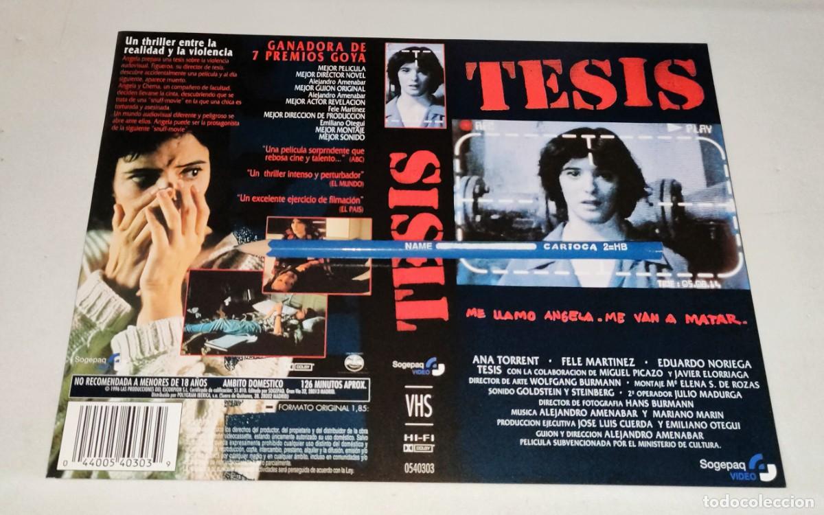 Cin&eacute;ma: CAR&Aacute;TULA VHS &bull; TESIS - ALEJANDRO AMENABAR