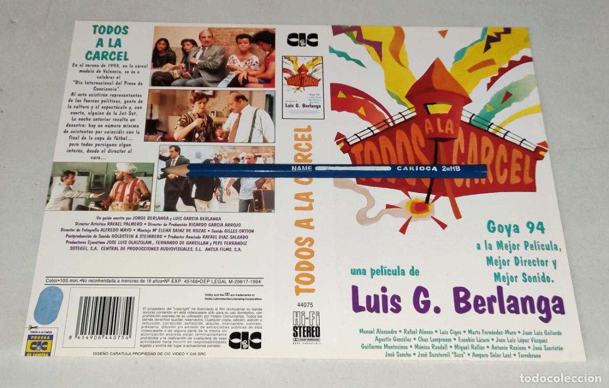 Cin&eacute;ma: CAR&Aacute;TULA VHS &bull; TODOS A LA CARCEL - LUIS GARC&Iacute;A BERLANGA