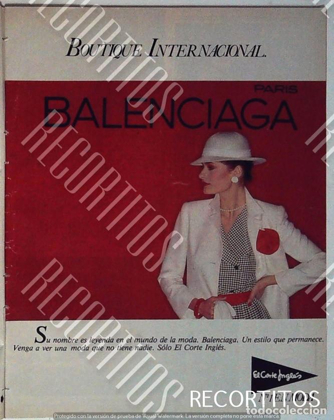 Cin&eacute;ma: BALENCIAGA EN EL CORTE INGLES ANUNCIO PUBLICIDAD