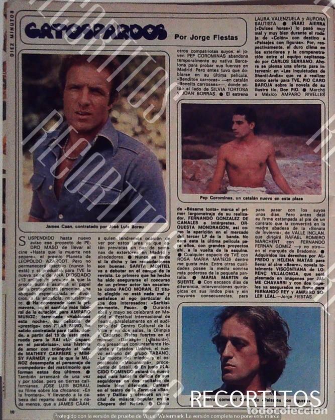 Cin&eacute;ma: JAMES CAAN PEP COROMINAS