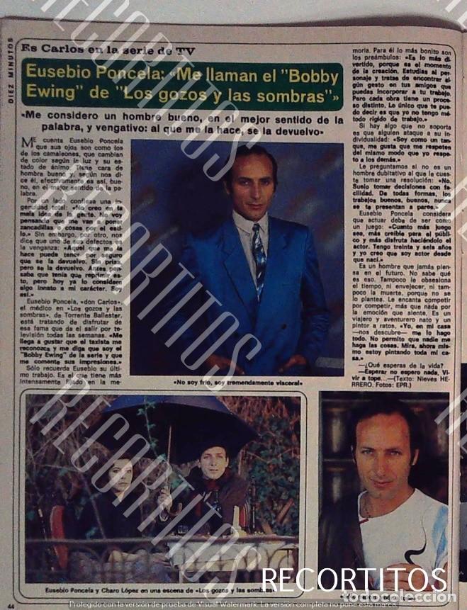 Cin&eacute;ma: EUSEBIO PONCELA LOS GOZOS Y LAS SOMBRAS