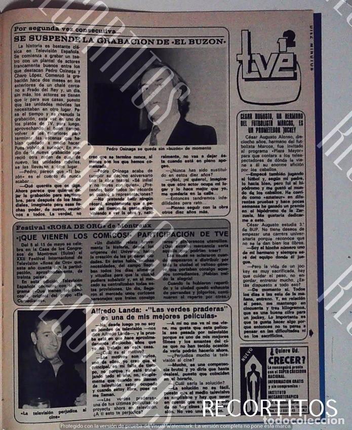 Cin&eacute;ma: PEDRO OSINAGA ALFREDO LANDA