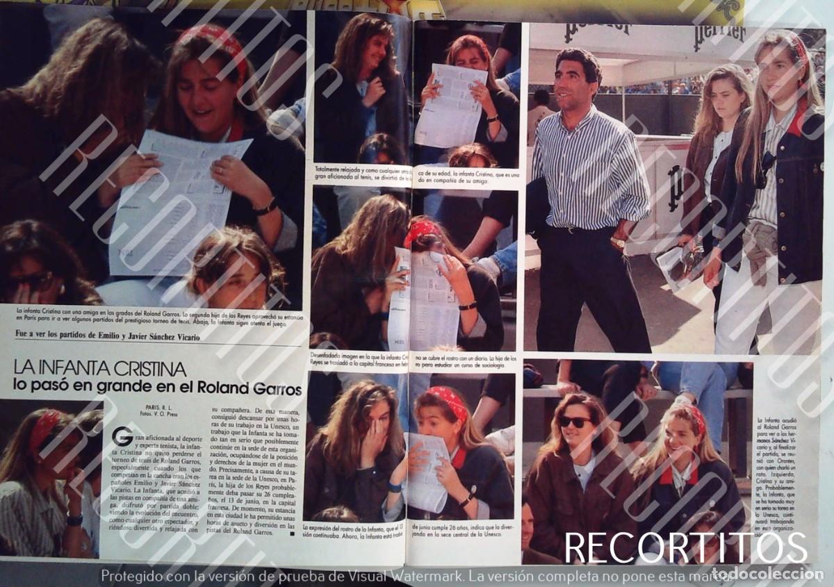 Cin&eacute;ma: LA INFANTA CRISTINA EN LE ROLAND GARROS