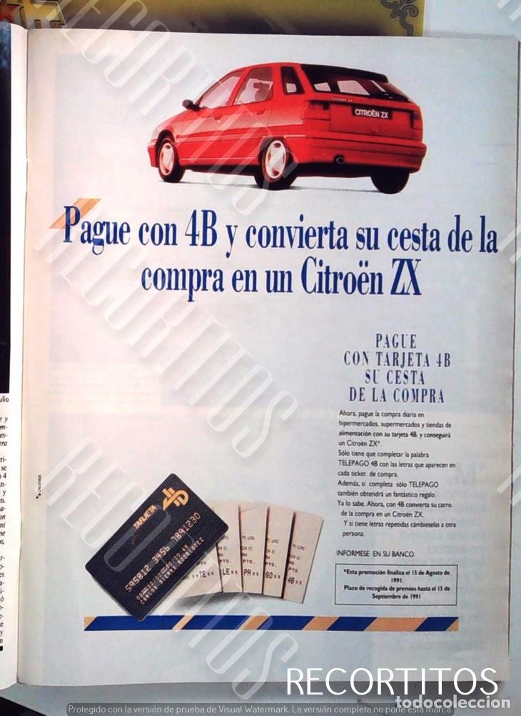 Cine: CITROEN ZX ANUNCIO PUBLICIDAD TERJETA 4B