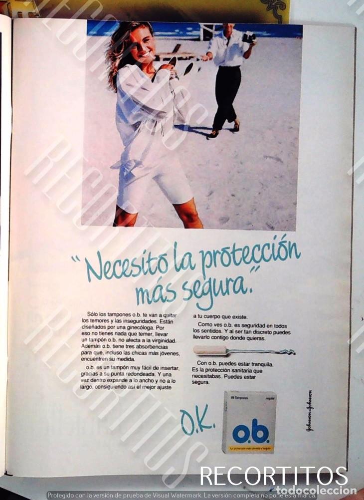 Cin&eacute;ma: ob tampones y compresas anuncio publicidad