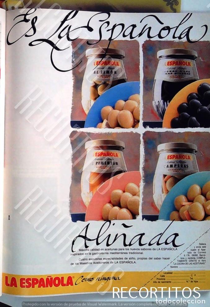 Cin&eacute;ma: ACEITUNAS LA ESPA&Ntilde;OLA ALI&Ntilde;ADA ANUNCIO PUBLICIDAD