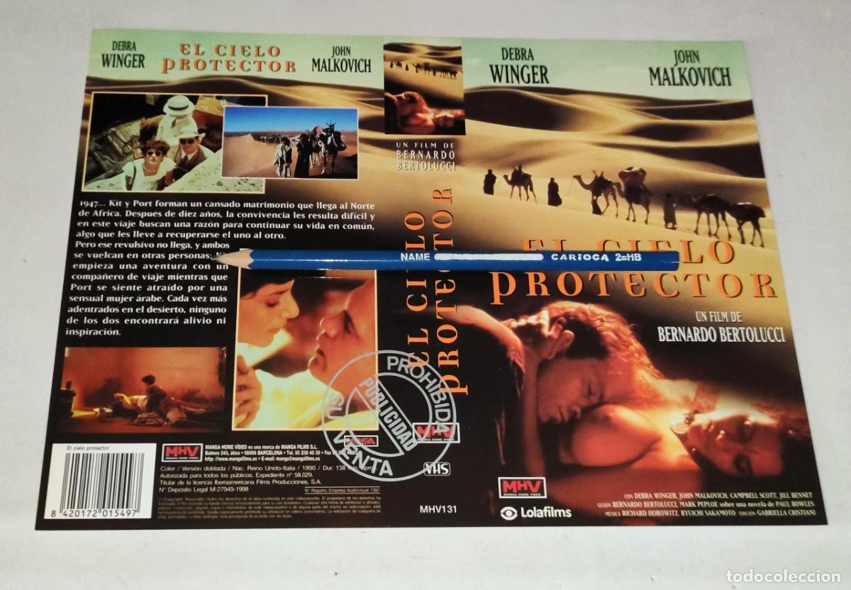 CAR&Aacute;TULA VHS &bull; EL CIELO PROTECTOR - BERNARDO BERTOLUCCI