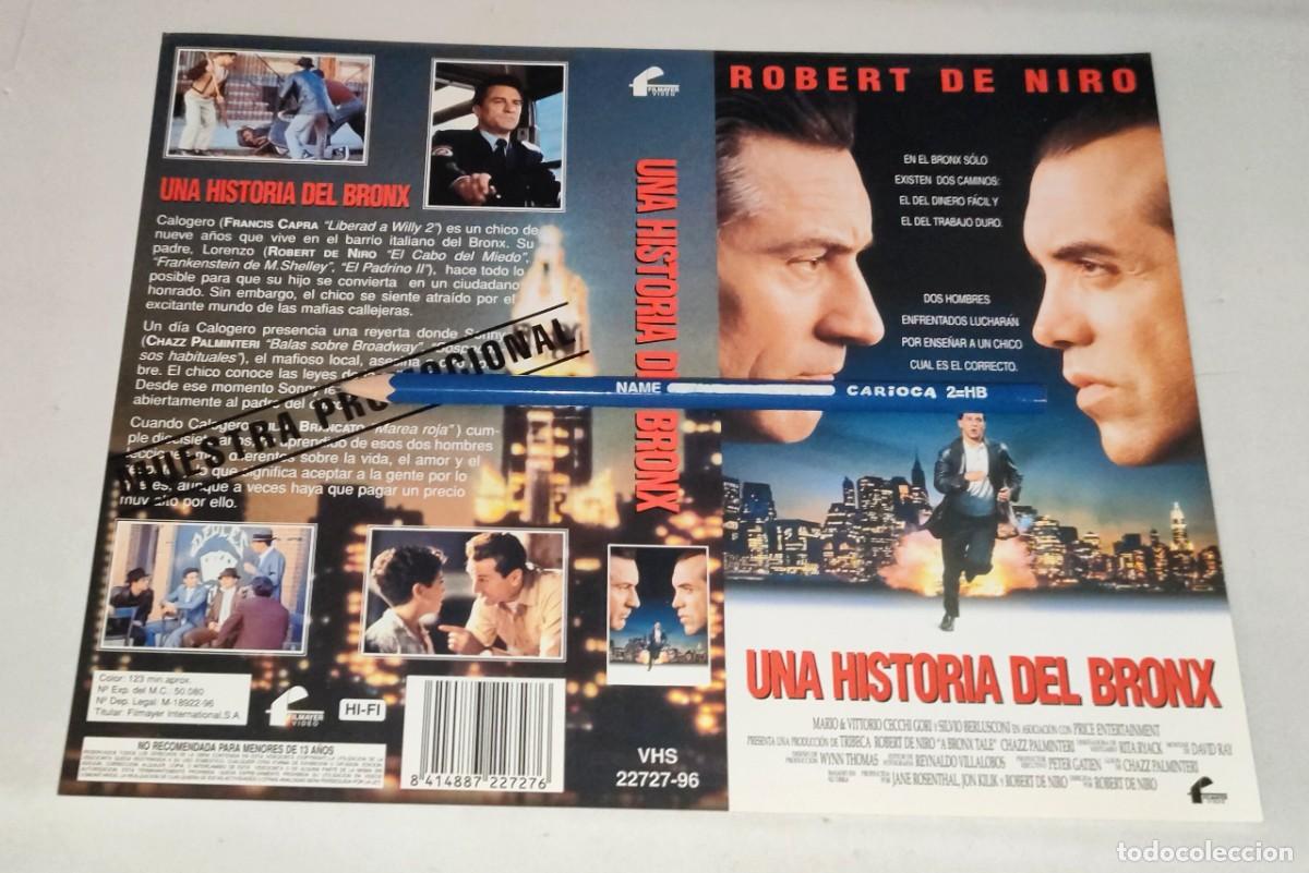 Cin&eacute;ma: CAR&Aacute;TULA VHS &bull; UNA HISTORIA DEL BRONX - ROBERT DE NIRO