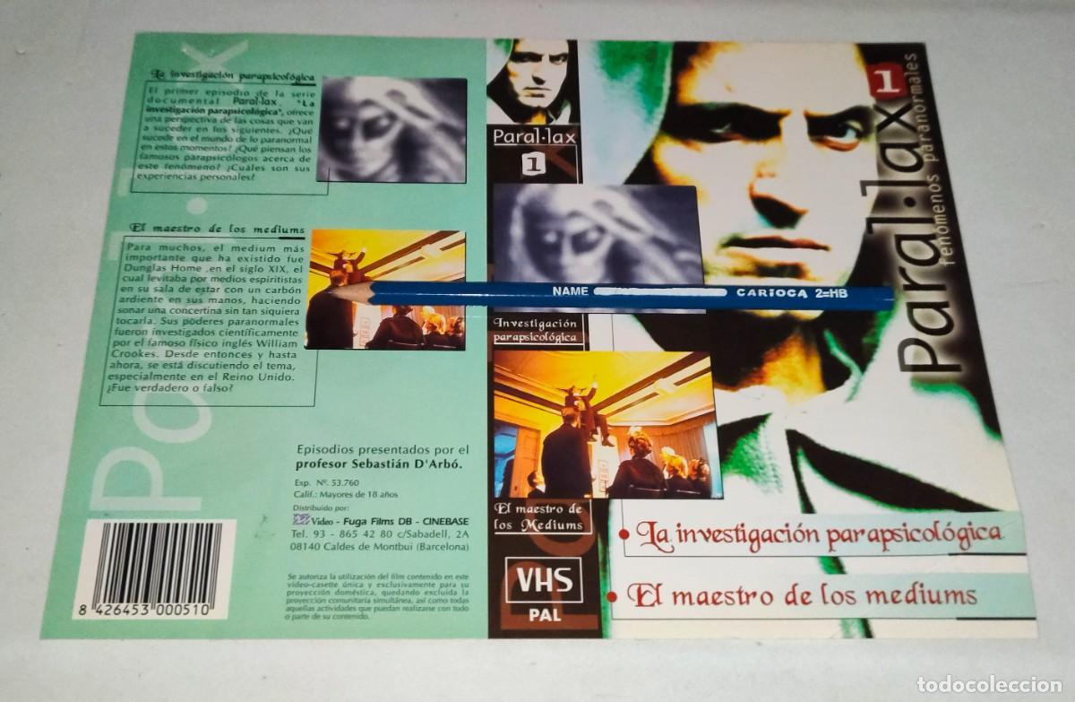 Kino: CAR&Aacute;TULA VHS &bull; PARAL-LAX 1: FENEMENOS PARANORMALES