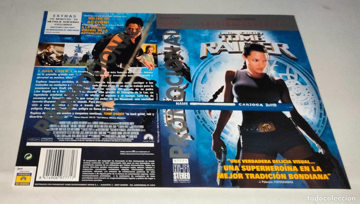 Cin&eacute;ma: CAR&Aacute;TULA VHS &bull; TOM RAIDER - ANGELINA JOLIE