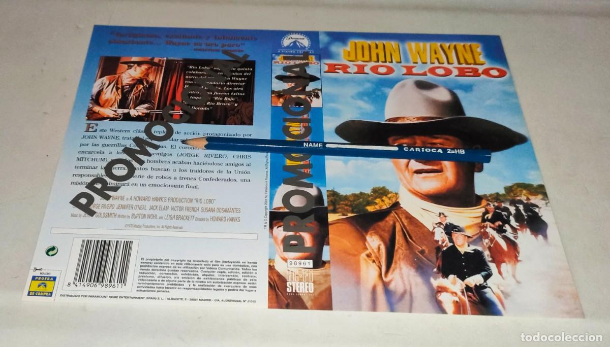 Cine: CAR&Aacute;TULA VHS &bull; R&Iacute;O LOBO - JOHN WAYNE