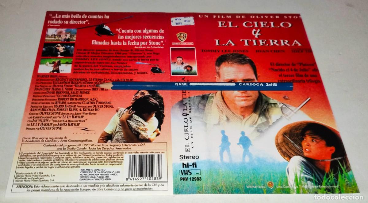 Cin&eacute;ma: CAR&Aacute;TULA VHS &bull; EL CIELO Y LA TIERRA - OLIVER STONE