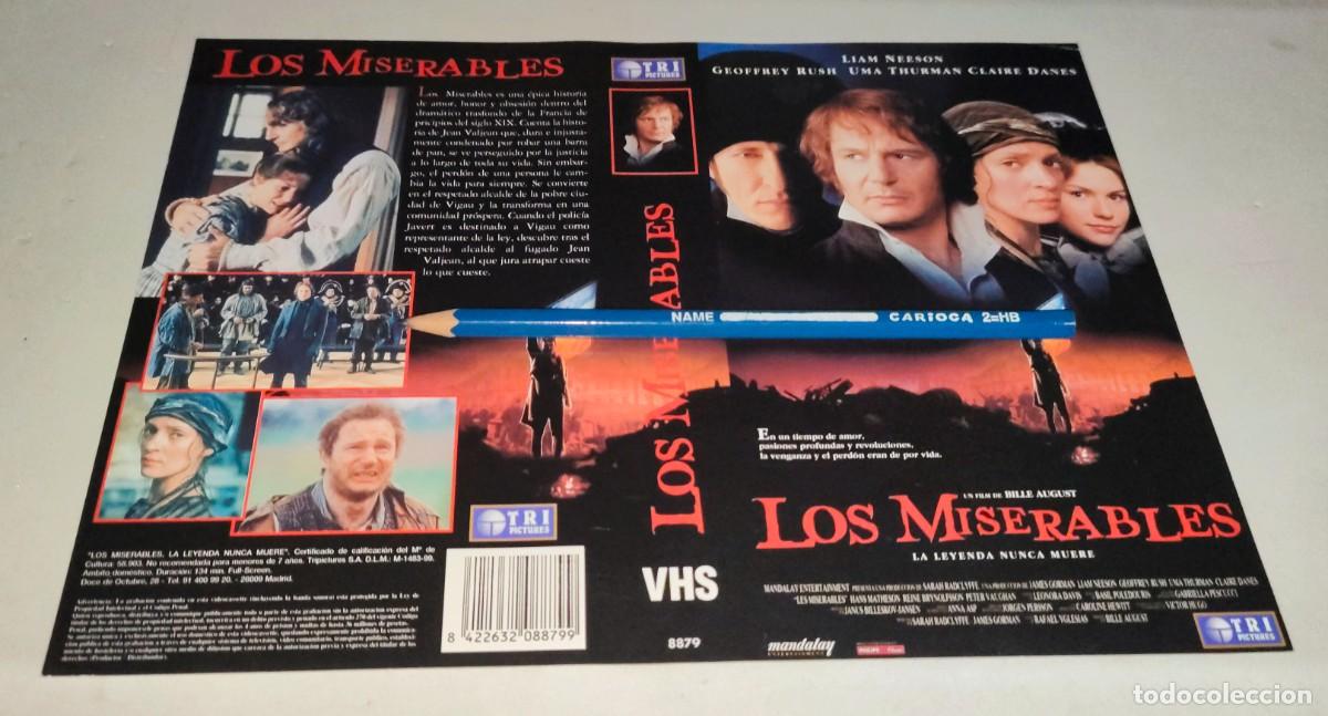 Cine: CAR&Aacute;TULA VHS &bull; LOS MISERABLES - BILLE AUGUST