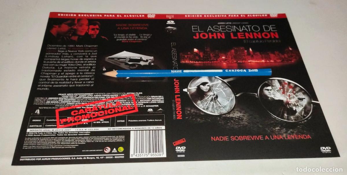 Cine: CAR&Aacute;TULA DVD &bull; EL ASESINATO DE JOHN LENNON - J.P. SCHAEFER